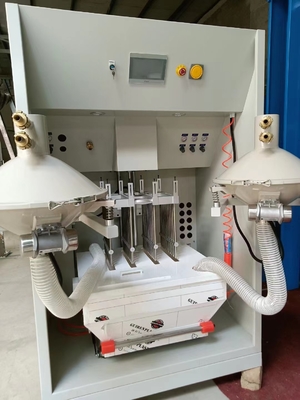 Linea di rivestimento elettrostatica della polvere di controllo dello SpA centro di distribuzione automatico della polvere di recupero