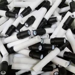 1006485 Ig06 Pistola di rivestimento in polvere di Gema Parti in nero e bianco Iniettore inserire manica