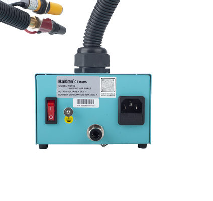 Macchina di rivestimento in polvere elettrostatica ad alta velocità Ioni elettrostatici Serpente di vento Induzione automatica Rimozione della polvere Air Gun