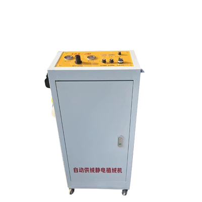 Macchina di scarico elettrostatico automatico di velluto con elevata uniformità del rivestimento