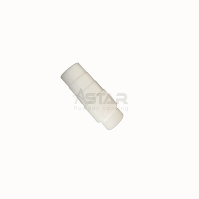 357944 Tubo Venturi PTFE di colore bianco per iniettore di polvere di recupero GEMA
