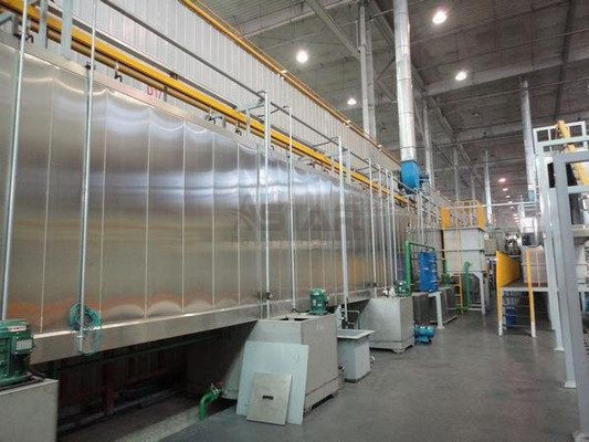 Equipaggiamento di pretrattamento della superficie della linea di rivestimento in polvere elettrostatica in galleria sospesa