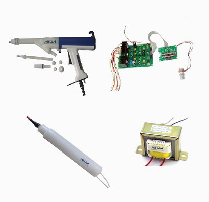 12 V pistola elettrostatica manuale per rivestimento in polvere di metallo