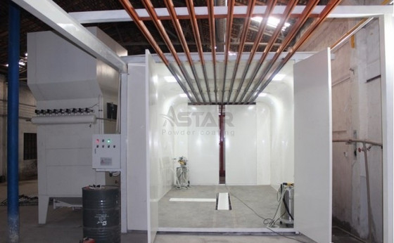 Scaffale di spruzzatura manuale per rivestimento in polvere di fogli galvanizzati