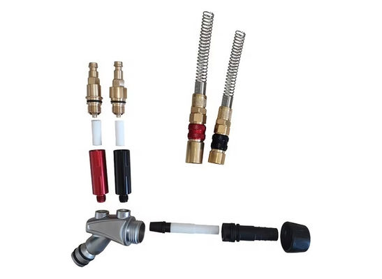 261645 261637 1005589 1005590 Iniettore di polvere IG06 Raccordo a sgancio rapido e gruppo valvola di ritegno aria