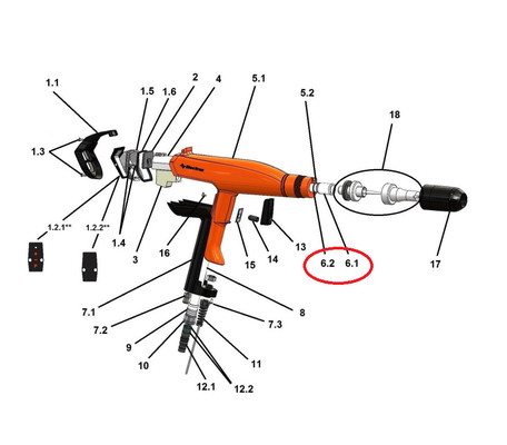 Pistola elettronica C1/C2