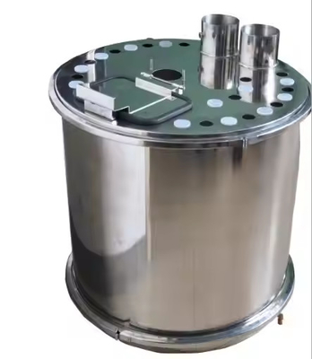 PH150D-24-D Acciaio inossidabile rotondo Hopper Rivestimento in polvere riciclata OEM Personalizzabile