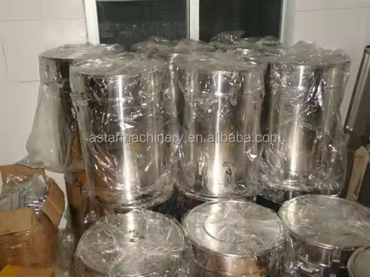PH150D-24-D Acciaio inossidabile rotondo Hopper Rivestimento in polvere riciclata OEM Personalizzabile