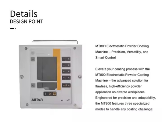 ASTAR Smart Control Master PLC Control Powder Coating Cabinet Attrezzature di verniciatura ad alta tecnologia