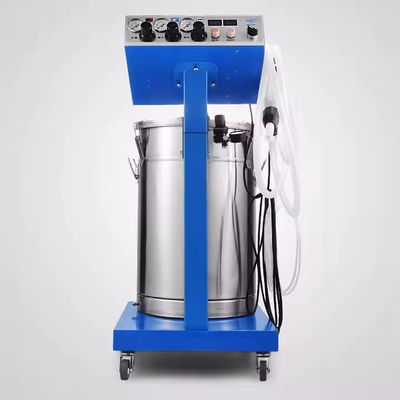 Macchina di rivestimento in polvere elettrostatica industriale regolazione indipendente di tensione/corrente per la linea di produzione di substrato in acciaio