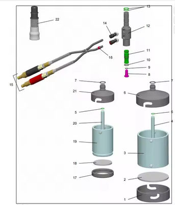 C1 PG Macchina manuale di rivestimento in polvere elettrostatica PLC Componenti di base per il substrato in acciaio per la linea di produzione di attrezzature di verniciatura