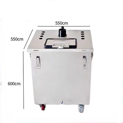 Tramoggia fluidizzante in acciaio inossidabile per verniciatura a polvere per macchina di verniciatura a polvere