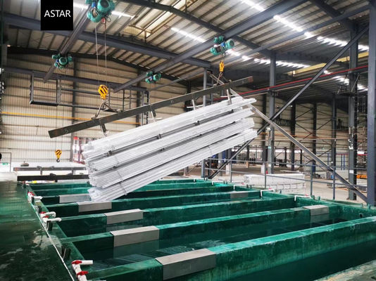 Linea di rivestimento elettrostatica della polvere della pianta di pretrattamento della immersione dell'OEM
