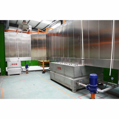 Linea di rivestimento elettrostatica sospesa della polvere del tunnel attrezzatura di superficie di pretrattamento