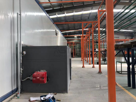 Polvere economizzatrice d'energia che ricopre curando forno, forno del rivestimento della polvere del gas