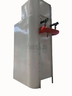 Piccola cabina del rivestimento della polvere dei filtri portatili dal manuale due