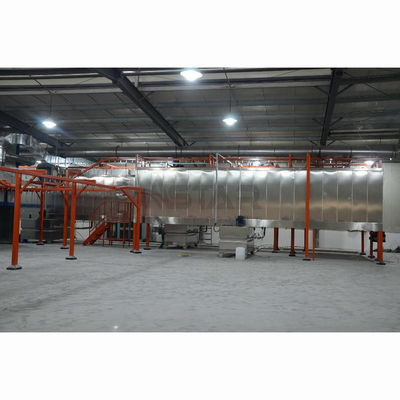 Linea di rivestimento elettrostatica della polvere dell'hardware attrezzatura d'attaccatura di pretrattamento dello spruzzo