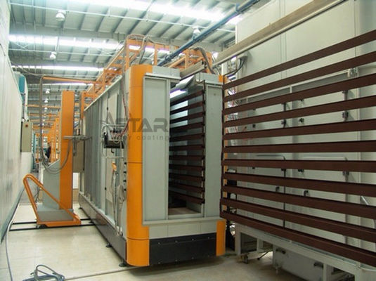 Linea di rivestimento elettrostatica della polvere di profilo di alluminio