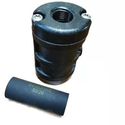La valvola pneumatica nera di compressione DN15 sostituisce AKO Internal Thread Connection