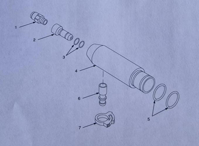 631271 Tribomatic II macchina di rivestimento in polvere diffusore completo pistola di rivestimento in polvere lucidata ricambi OEM su misura supporto 1